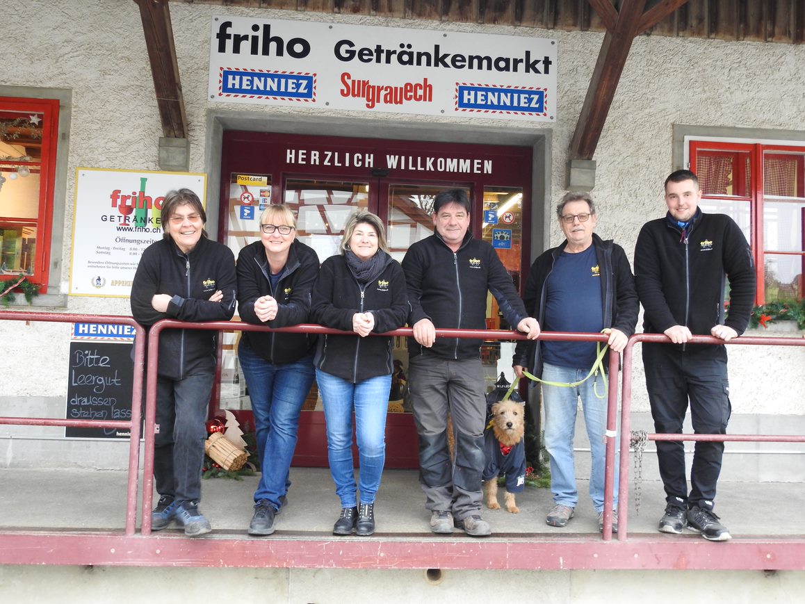 Das Team von Friho Getränke AG